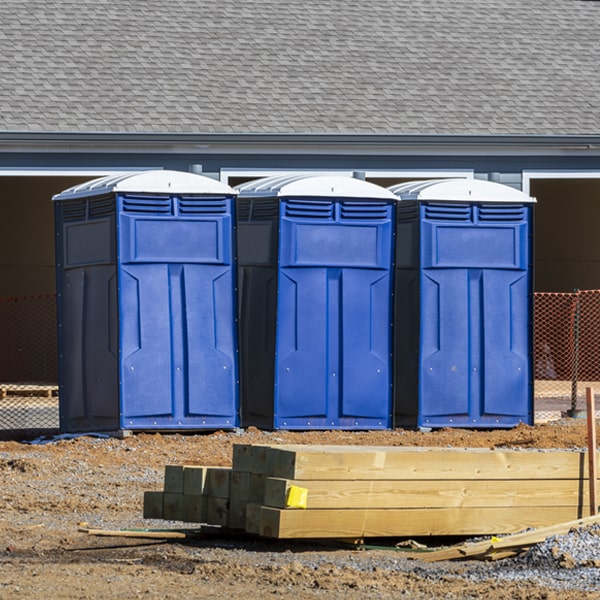 what is the expected delivery and pickup timeframe for the porta potties in Juno Beach